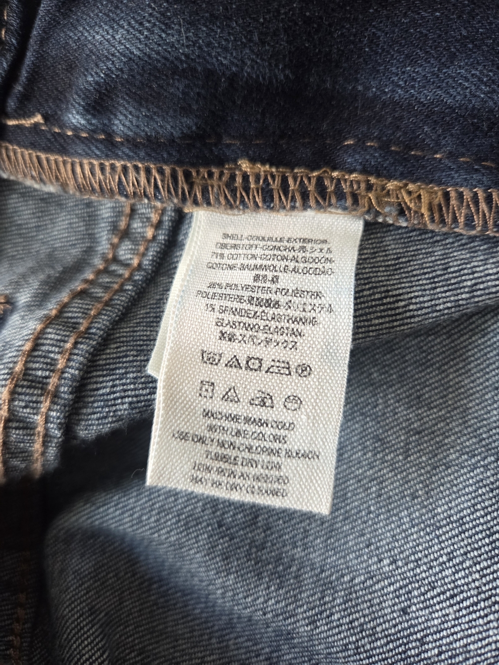 Free People Distressed Denim Overalls Medium Dark Wash Size 27 - 15" W Laid Flat - Picture 8 of 11